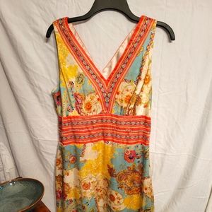 NICOLE by NICOLE MILLER SILK FLORAL DRESS